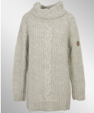 Shisha Knitsweater Zopp Girls Pullover Beige Melange XL