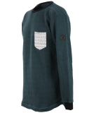 Shisha Wellig Sweater Pullover Forrest Green Ash L