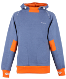Shisha Storm Hooded Uni Pullover Steel Blue Orange S