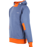 Shisha Storm Hooded Uni Pullover Steel Blue Orange M