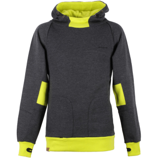 Shisha Storm Hooded Mens Pullover Anthracite Lime