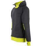 Shisha Storm Hooded Mens Pullover Anthracite Lime