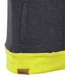 Shisha Storm Hooded Mens Pullover Anthracite Lime M