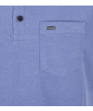 Hurley Dri-Fit Lagos Henley 3.0 T-Shirt Blue Moon