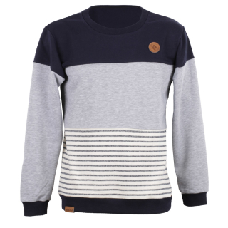 Shisha Klöndör Sweater Uni Pullover Navy Creme Striped