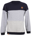 Shisha Klöndör Sweater Uni Pullover Navy Creme Striped