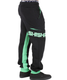 Shisha Sundag Pant Uni Jogginghose Black Irish Green schwarz grün