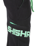Shisha Sundag Pant Uni Jogginghose Black Irish Green schwarz grün