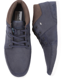 Boxfresh Cluff Sneaker Herren Schuhe Blau Navy Dark Brown Waxed Suede