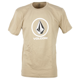 Volcom Crisp Basic Herren T-Shirt Sand Brown S