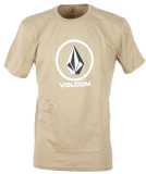Volcom Crisp Basic Herren T-Shirt Sand Brown XL