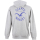Cleptomanicx Games Hooded Pullover Heather Gray Web Blue