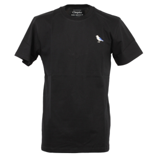 Cleptomanicx Embro Gull T-Shirt Basic Black