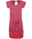 Ragwear Soho Stripes Kleid Chili Red XL