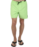 Volcom Lido Trunks Boardshort Badeshort Neon Green M