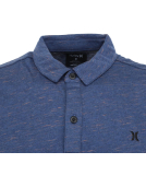 Hurley Dri-Fit Coronado Polo T-Shirt Dark Blue Heather L