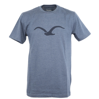 Cleptomanicx Mowe T-Shirt Basic Heather Blue Dark Navy XL