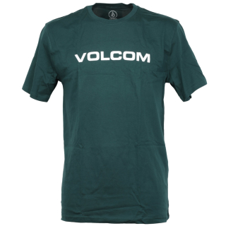 Volcom Crisp Euro Basic Herren T-Shirt Evergreen S