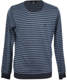Volcom Uperstand Stripe Swt Strickpullover Sweater Navy S