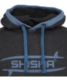 Shisha Borager Hooded Pullover Anthracite Blue M