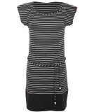 Ragwear Soho Stripes Kleid Black L