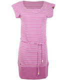 Ragwear Soho Stripes Kleid Magenta XL