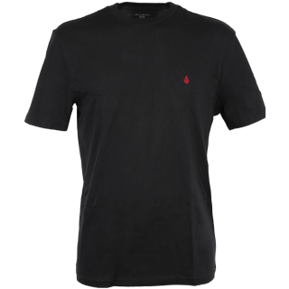Volcom Stone Blanks Basic T-Shirt Black schwarz