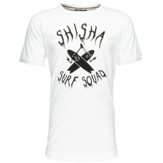 Shisha Scrream T-Shirt Surf Logo White S