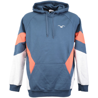 Cleptomanicx That is That Hooded Pullover Blue Wing