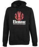 Element Vertical Hood Pullover Flint Black S