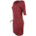Ragwear Tanya Solid Kleid Wine Red XL