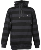 Cleptomanicx Hooded Stripe Pullover Blue Graphite XL