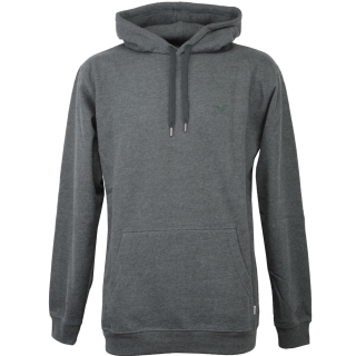 Cleptomanicx Ligull Hooded Pullover Heather Scarab Green