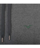 Cleptomanicx Ligull Hooded Pullover Heather Scarab Green