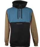 Cleptomanicx Hooded Block Pullover Black S