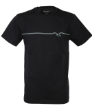 Cleptomanicx Möwe Pufflines T-Shirt Black