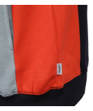 Cleptomanicx Hooded Block Pullover Sky Captain L
