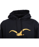 Cleptomanicx Möwe Hooded Pullover Sky Captain Golden Yellow
