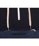 Cleptomanicx Block Hooded Pullover Ensign Blue