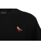 Cleptomanicx Fading Gull Boxy Tee T-Shirt Black