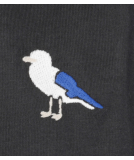 Cleptomanicx Embro Gull T-Shirt Blue Graphite XL