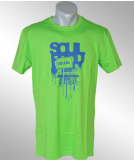 Irie Daily Soul Food Tee Shirt neon green L