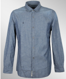 Volcom Elvis Hemd Longshirt Used Blue L
