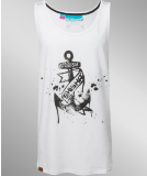 Shisha Tanktop Klüüs uni T-Shirt White
